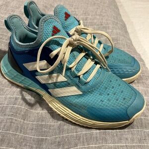 Adidas Women's Adizero Ubersonic 4.1 Sneaker - Blue - Size 6